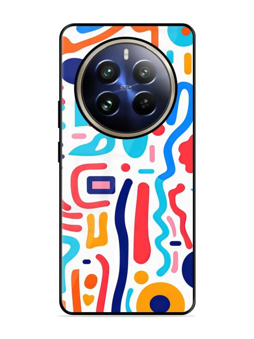 Whimsical Doodle Chaos Glossy Soft Edge Case for Realme 12 Pro (5G) Chachhi