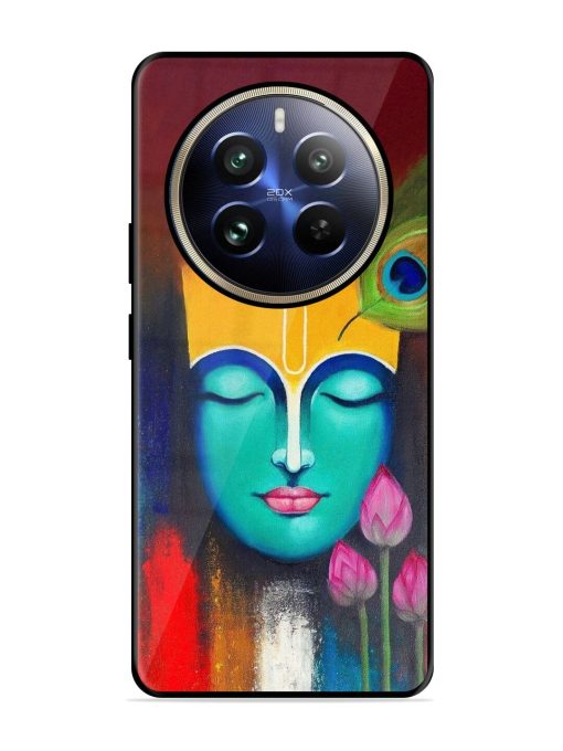 Divine Tranquility: The Face Of Krishna Glossy Soft Edge Case for Realme 12 Pro (5G) Chachhi