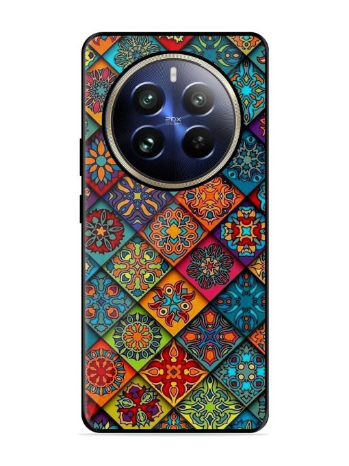 Patchwork Mandala Mosaic Glossy Soft Edge Case for Realme 12 Pro (5G) Chachhi