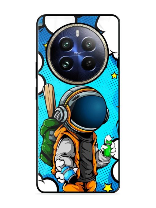 Space Graffiti Artist Glossy Soft Edge Case for Realme 12 Pro (5G) Chachhi