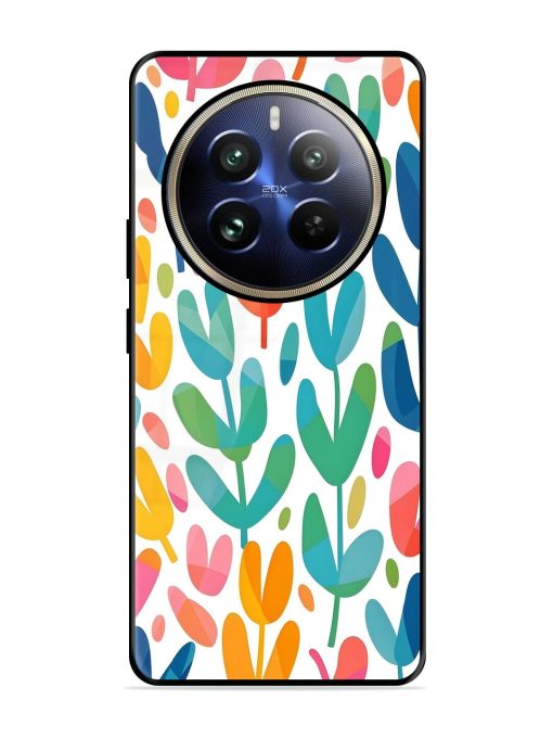 Rainbow Of Blooms Glossy Soft Edge Case for Realme 12 Pro (5G) Chachhi