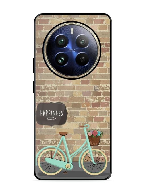 Pedaling Towards Happiness Glossy Soft Edge Case for Realme 12 Pro Plus (5G) Chachhi