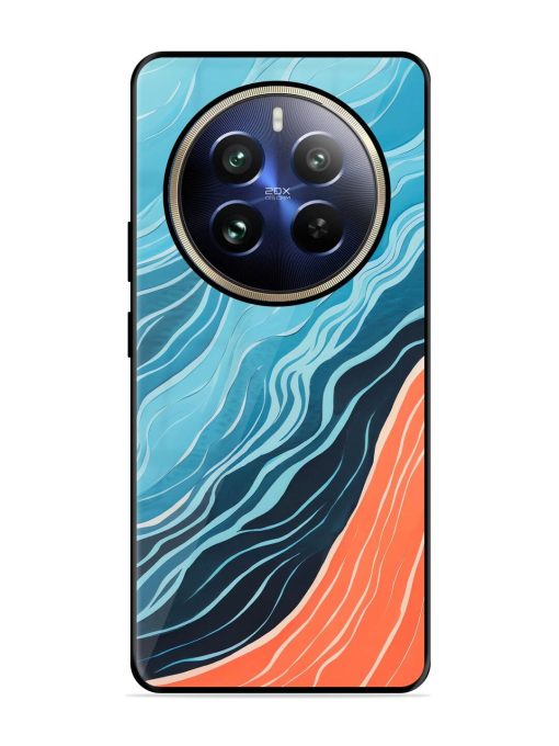 Oceanic Divide Glossy Soft Edge Case for Realme 12 Pro Plus (5G) Chachhi