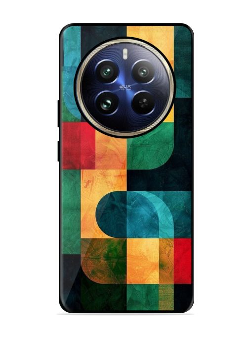 Geometric Harmony Glossy Soft Edge Case for Realme 12 Pro Plus (5G) Chachhi