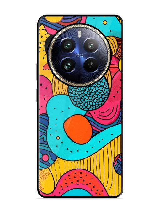 Psychedelic Patterns Glossy Soft Edge Case for Realme 12 Pro Plus (5G) Chachhi