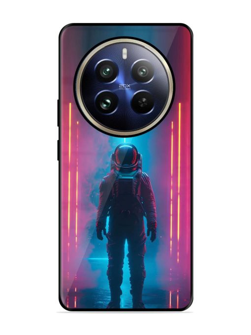 Neon Astronaut Glossy Soft Edge Case for Realme 12 Pro Plus (5G) Chachhi