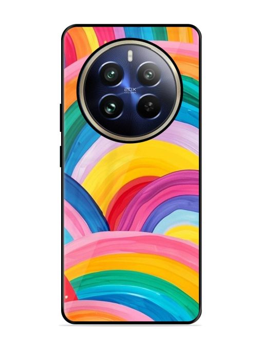 Rainbow Cascade Glossy Soft Edge Case for Realme 12 Pro Plus (5G) Chachhi