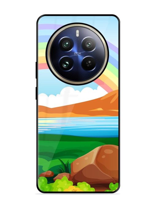 Rainbow Over The Lake Glossy Soft Edge Case for Realme 12 Pro Plus (5G) Chachhi