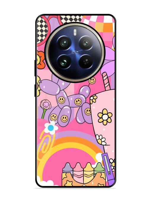 Whimsical Y2K Chaos Glossy Soft Edge Case for Realme 12 Pro Plus (5G) Chachhi