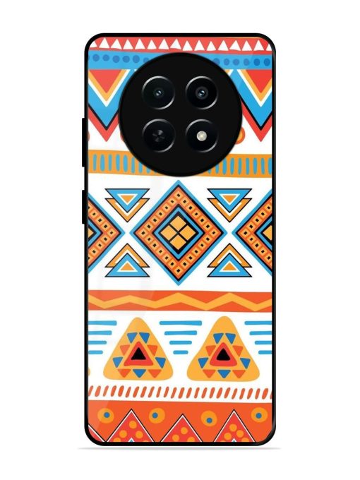 Vibrant Tribal Pattern Glossy Soft Edge Case for Realme 12X (5G)