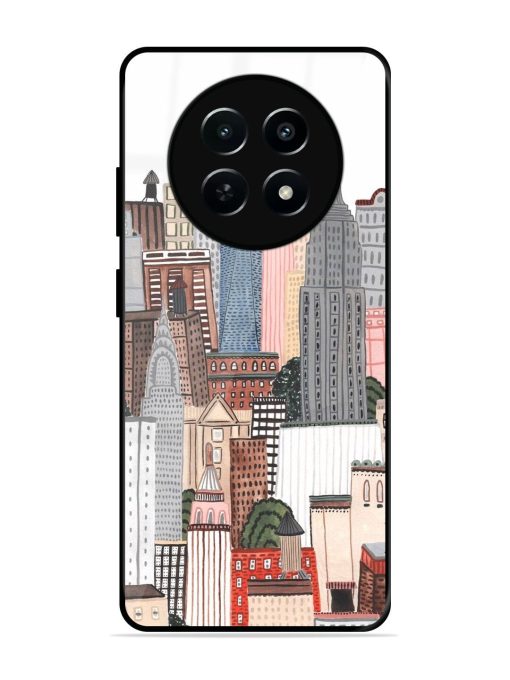 Cityscape Dreams Glossy Soft Edge Case for Realme 12X (5G) Chachhi