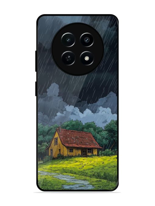 Rainy Day Retreat Glossy Soft Edge Case for Realme 12X (5G) Chachhi