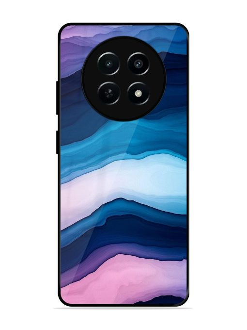 Oceanic Layers Glossy Soft Edge Case for Realme 12X (5G) Chachhi