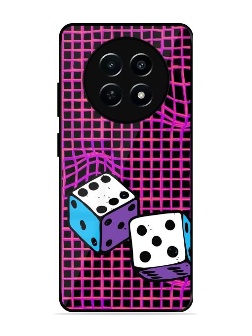 Glitched Dice Glossy Soft Edge Case for Realme 12X (5G) Chachhi