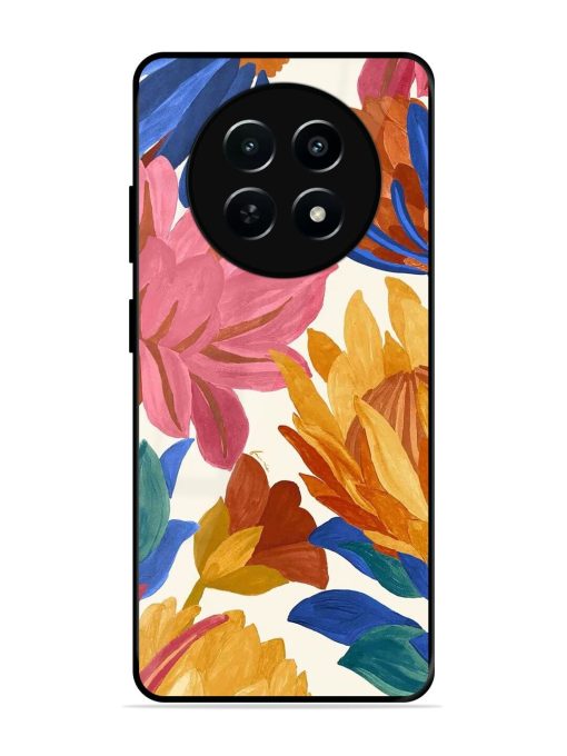 Blooming Tapestry Glossy Soft Edge Case for Realme 12X (5G) Chachhi