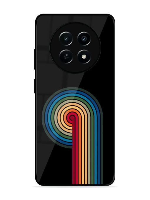 Rainbow Ripple Glossy Soft Edge Case for Realme 12X (5G) Chachhi