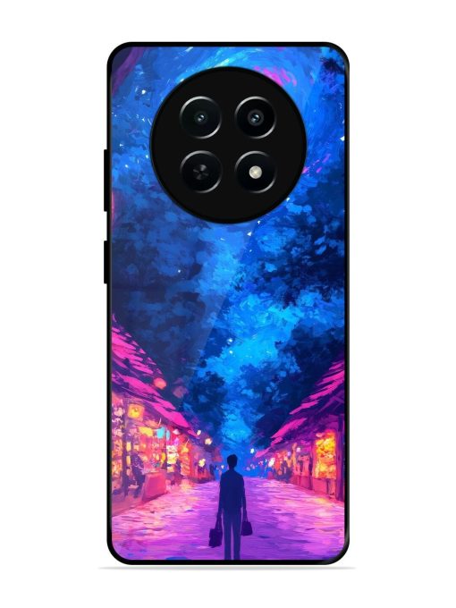 Neon Nightscape Glossy Soft Edge Case for Realme 12X (5G) Chachhi