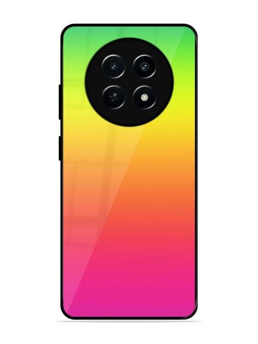 Rainbow Gradient Glossy Soft Edge Case for Realme 12X (5G) Chachhi