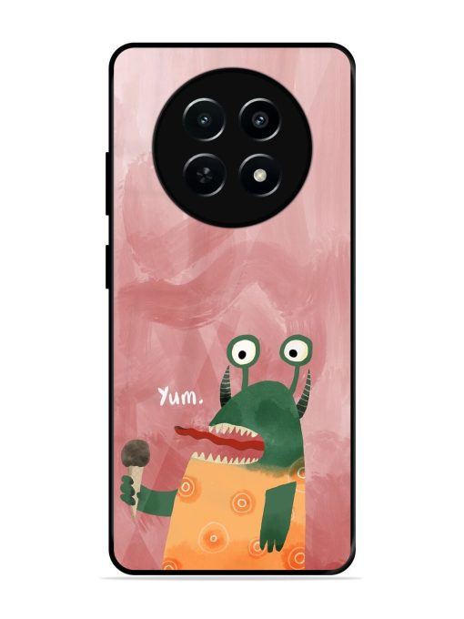 Hungry Monster Glossy Soft Edge Case for Realme 12X (5G) Chachhi