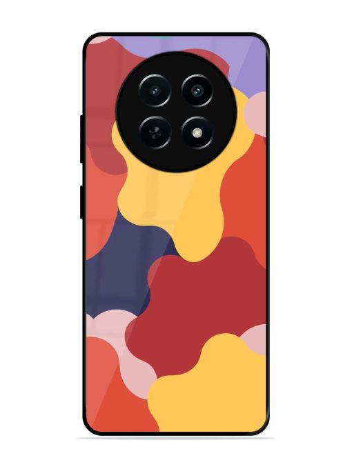 Gooey Color Chaos Glossy Soft Edge Case for Realme 12X (5G) Chachhi