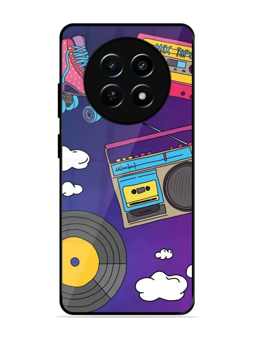 Retro Vibes Glossy Soft Edge Case for Realme 12X (5G) Chachhi