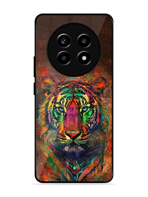 Cosmic Tiger Glossy Soft Edge Case for Realme 13 (5G) Chachhi