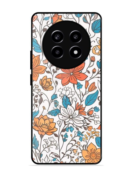 Floral Symphony Glossy Soft Edge Case for Realme 13 (5G) Chachhi