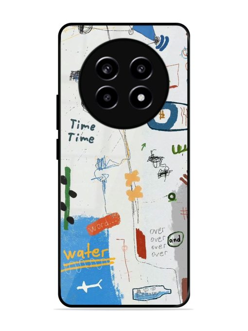Mind Map Madness Glossy Soft Edge Case for Realme 13 (5G)