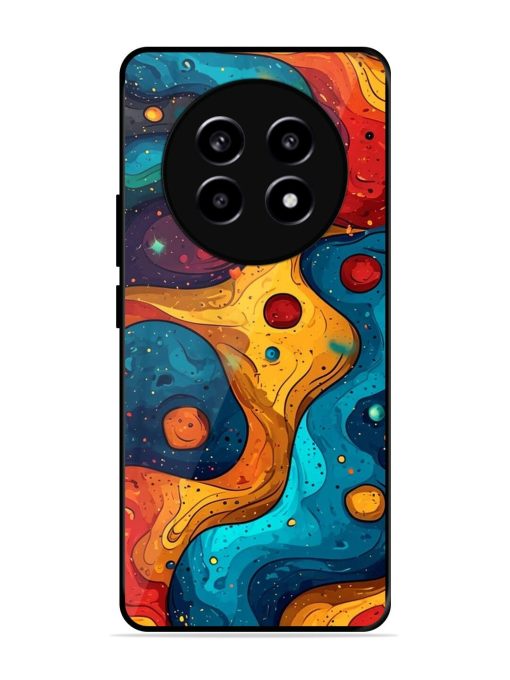 Cosmic Swirl Glossy Soft Edge Case for Realme 13 (5G) Chachhi