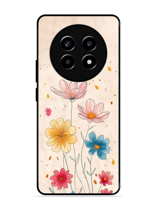 Delicate Bloom Glossy Soft Edge Case for Realme 13 (5G)