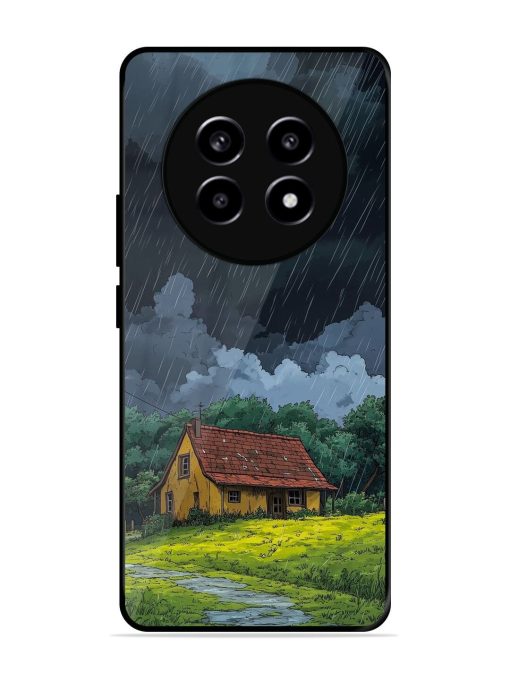 Rainy Day Retreat Glossy Soft Edge Case for Realme 13 (5G) Chachhi