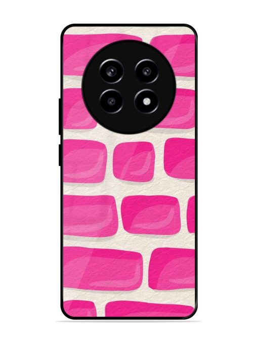 Pink Brick Wall Glossy Soft Edge Case for Realme 13 (5G) Chachhi