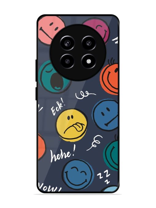 Emoticon Parade Glossy Soft Edge Case for Realme 13 (5G) Chachhi