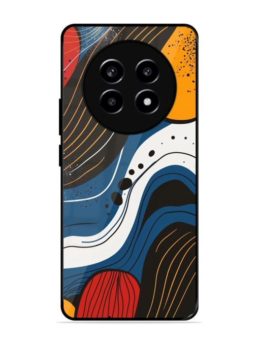 Abstract Expression Glossy Soft Edge Case for Realme 13 (5G) Chachhi