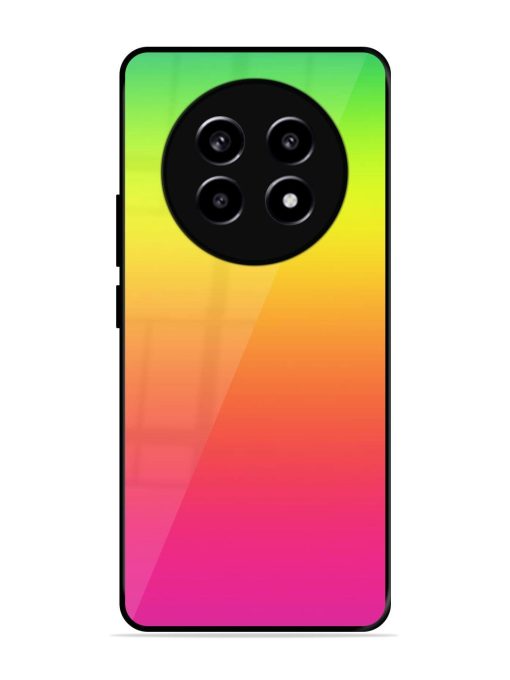 Rainbow Gradient Glossy Soft Edge Case for Realme 13 (5G) Chachhi