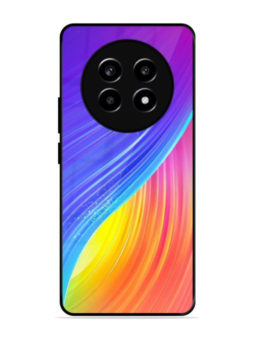 Neon Swirl Glossy Soft Edge Case for Realme 13 (5G) Chachhi