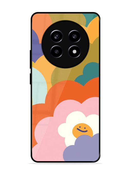 Happy Flower Power Glossy Soft Edge Case for Realme 13 (5G)