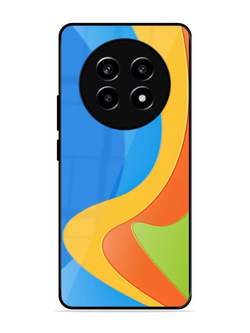 Curvy Color Cascade Glossy Soft Edge Case for Realme 13 (5G)