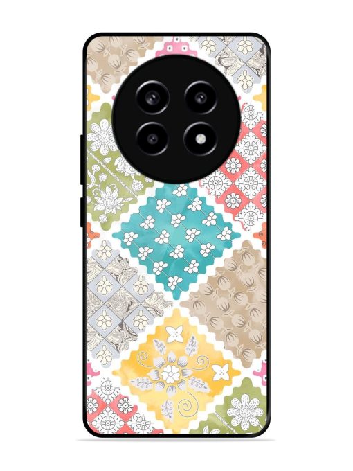 Patchwork Dreamscape Glossy Soft Edge Case for Realme 13 (5G)