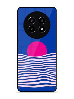 Pink Sunset Over Blue Waves Glossy Soft Edge Case for Realme 13 (5G)