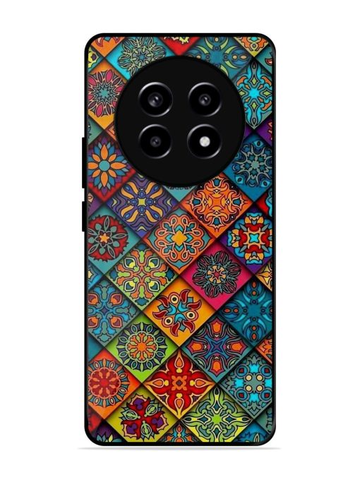 Patchwork Mandala Mosaic Glossy Soft Edge Case for Realme 13 (5G)