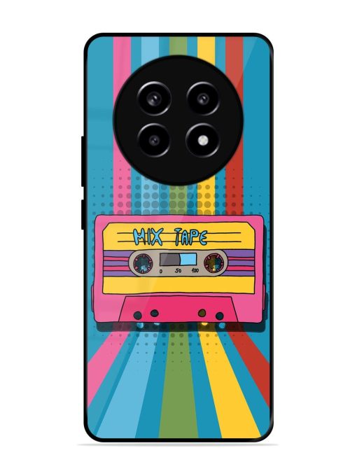 Retro Cassette Tapes Glossy Soft Edge Case for Realme 13 (5G)