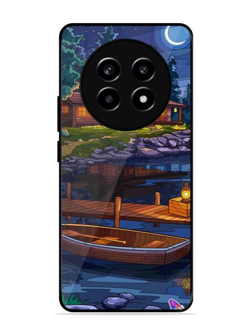 Moonlit Serenity Glossy Soft Edge Case for Realme 13 (5G)