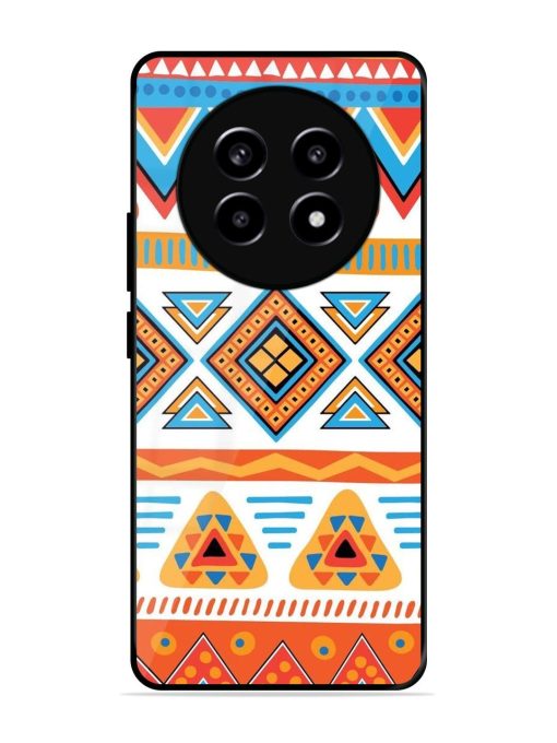 Vibrant Tribal Pattern Glossy Soft Edge Case for Realme 13 Pro (5G) Chachhi