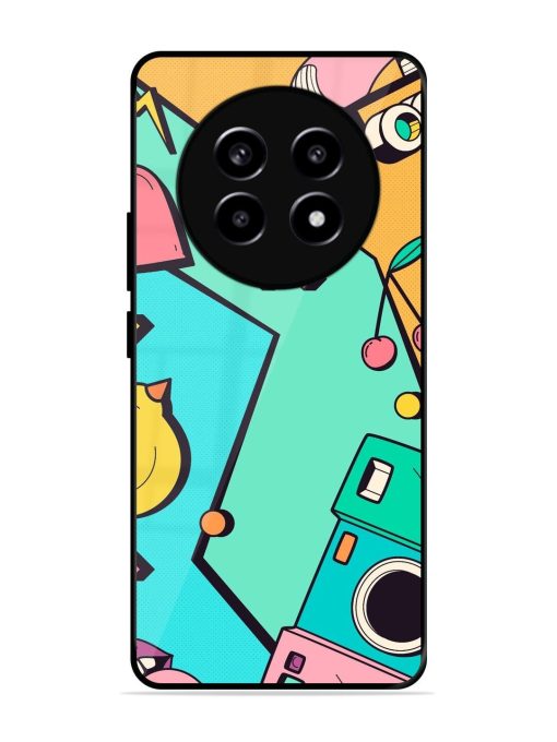 Retro Remix Glossy Soft Edge Case for Realme 13 Pro (5G) Chachhi