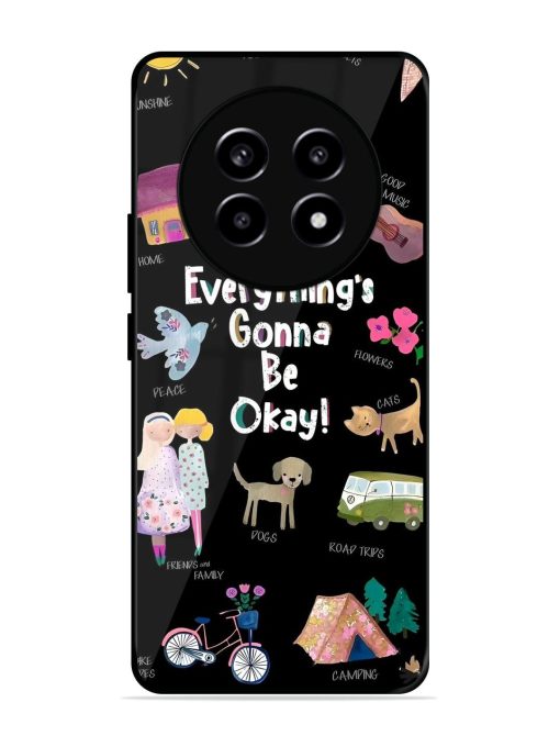 Everything'S Gonna Be Okay Glossy Soft Edge Case for Realme 13 Pro (5G) Chachhi