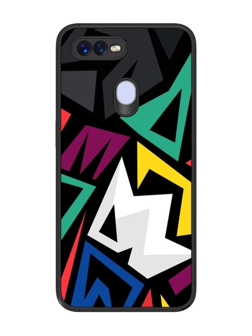 Chaotic Geometry Glossy Soft Edge Case for Realme 2 Pro Chachhi