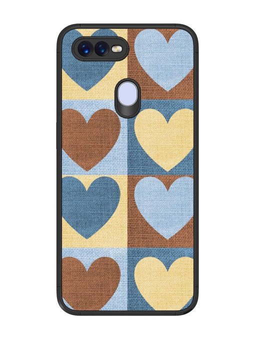 Hearts On Canvas Glossy Soft Edge Case for Realme 2 Pro Chachhi