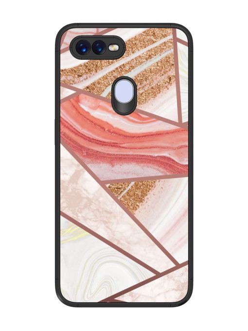 Rosy Mosaic Glossy Soft Edge Case for Realme 2 Pro Chachhi