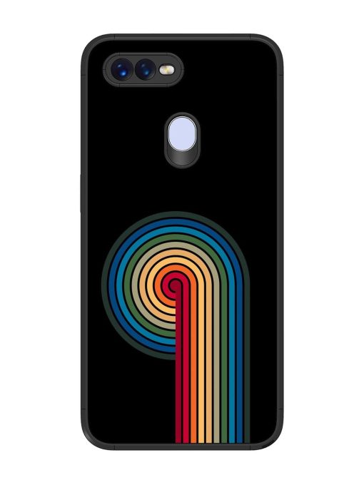 Rainbow Ripple Glossy Soft Edge Case for Realme 2 Pro Chachhi